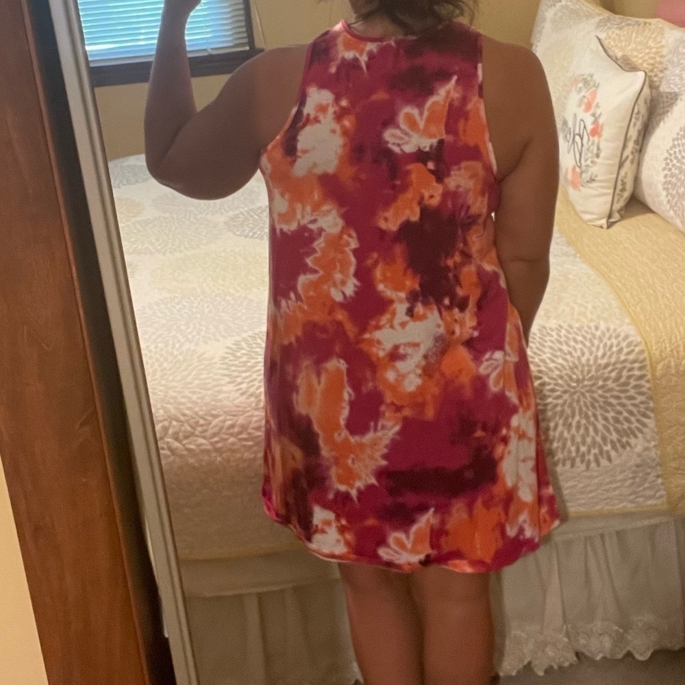 MULTI color tie-dye sundress size medium - Picture 3 of 5